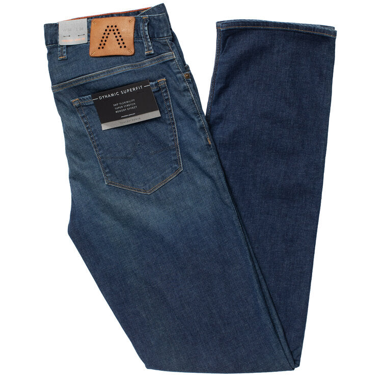 Alberto Jeans Premium Business Pipe Regular Fit in Indigo