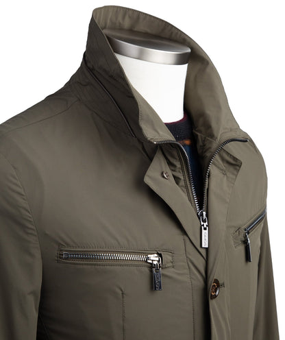 Gimo's Water-Resistant Stretch Jacket in Olive