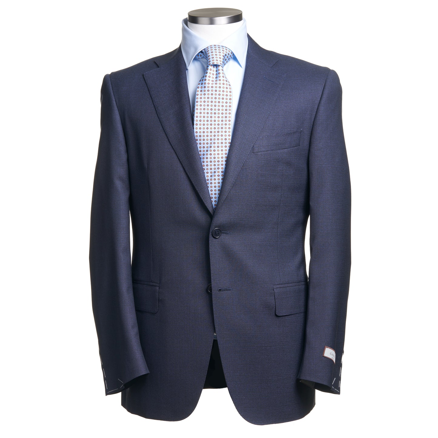 Canali 100% Wool Siena Model Suit in Dark Navy