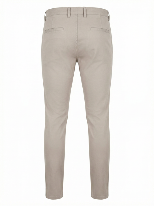 Teleria Zed Boston Model Chino in Stone
