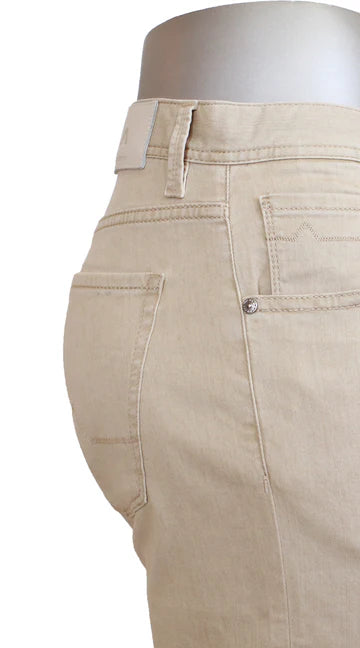 Alberto Jeans In Pipe Regular Fit Light Weigh Tencel- Beige