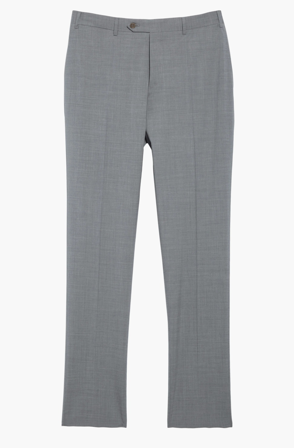 Canali Siena Classic Fit Super 130's Wool Dress Pants in Light Grey