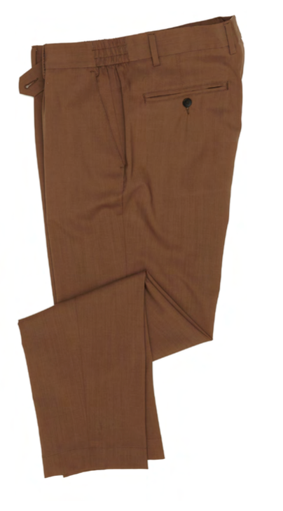 Fradi Wool Popeline Draw String Jogger Pants in Mocha