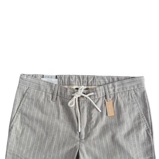 Alberto Linen Casual Jogger Pants – Light Grey