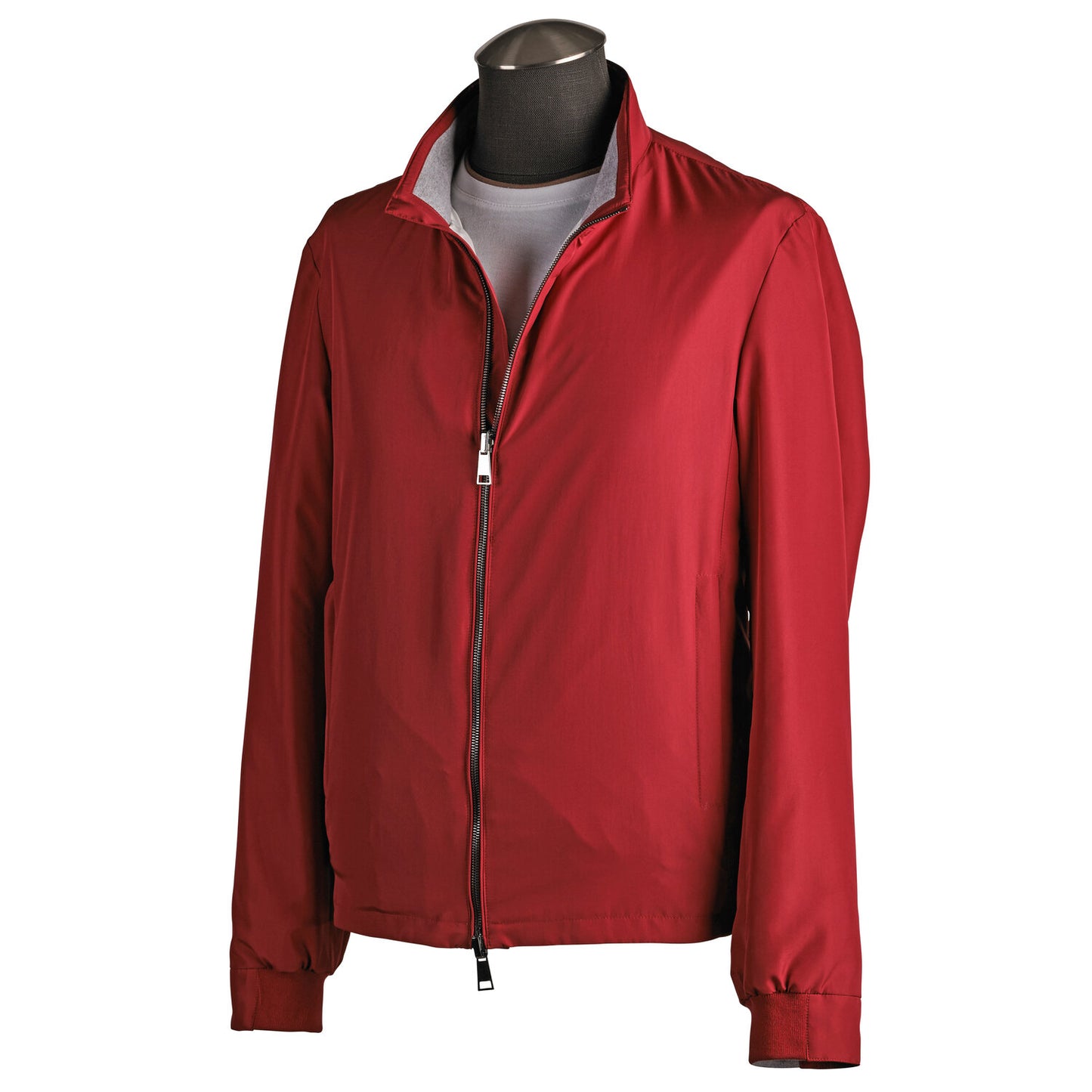 Gallotti Reversible Nylon Windbreaker in Red