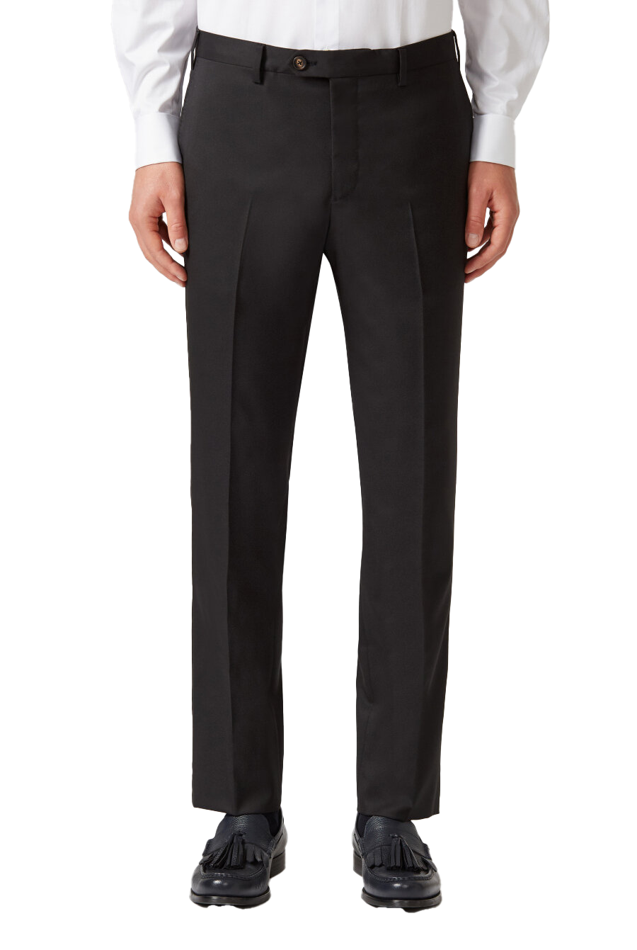 Canali Wool Flannel Dress Pants In Black Uomo San Francisco Canali Wool Flannel Dress Pants In Black Uomo San Francisco