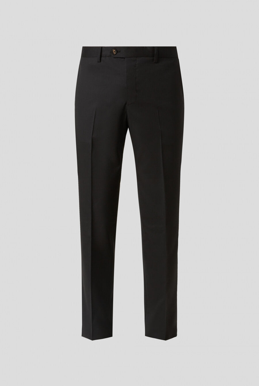 Canali Wool Flannel Dress Pants In Black