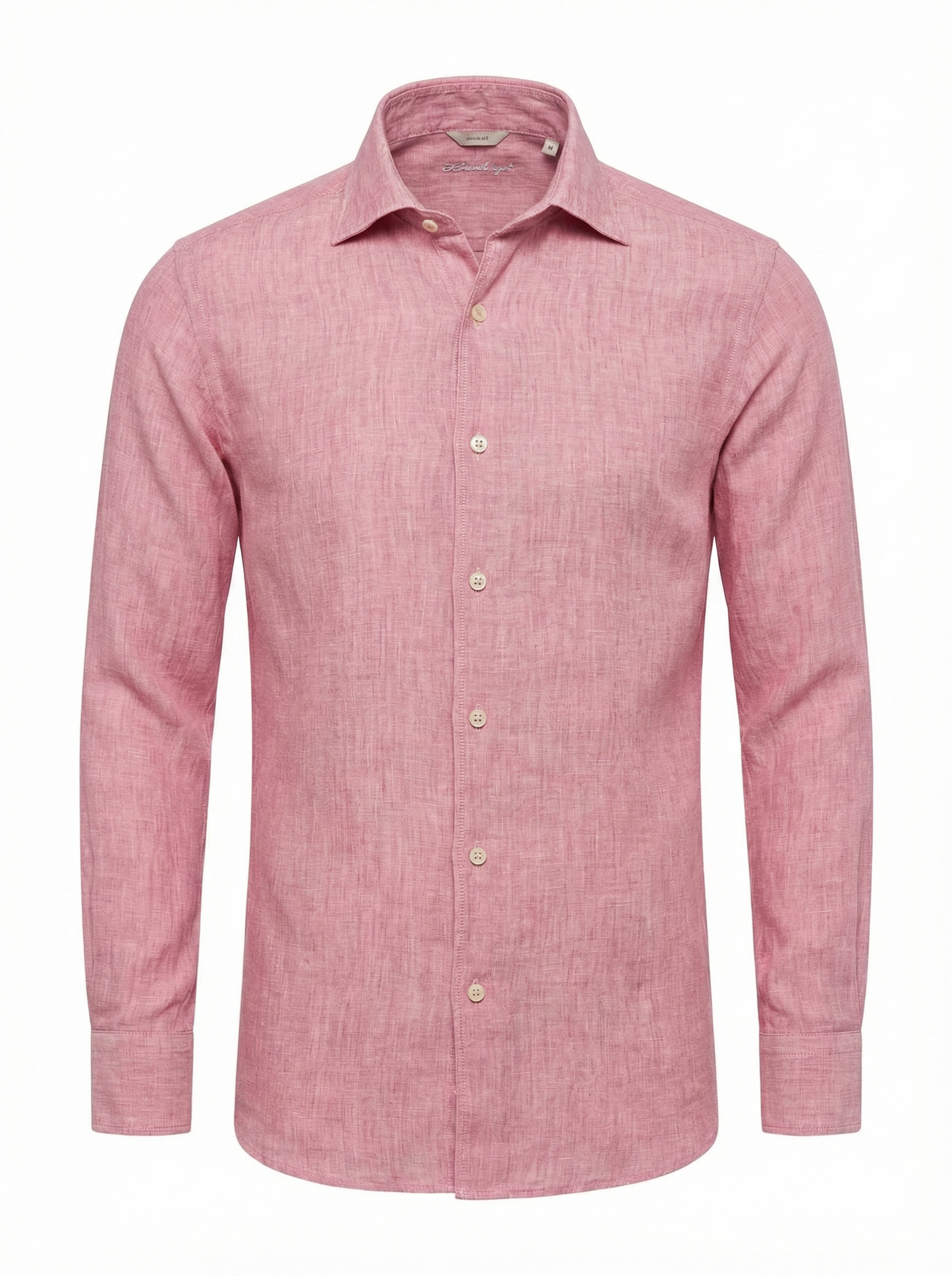 Stenströms Washed Raspberry Linen Shirt in Slim Fit