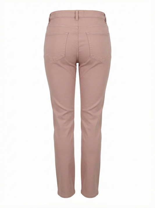 Alberto Jeans Pipe Super Stretch Denim in Dark Rose