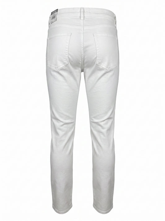 Alberto Super Stretch Jean in Model Pipe Light Weight in White