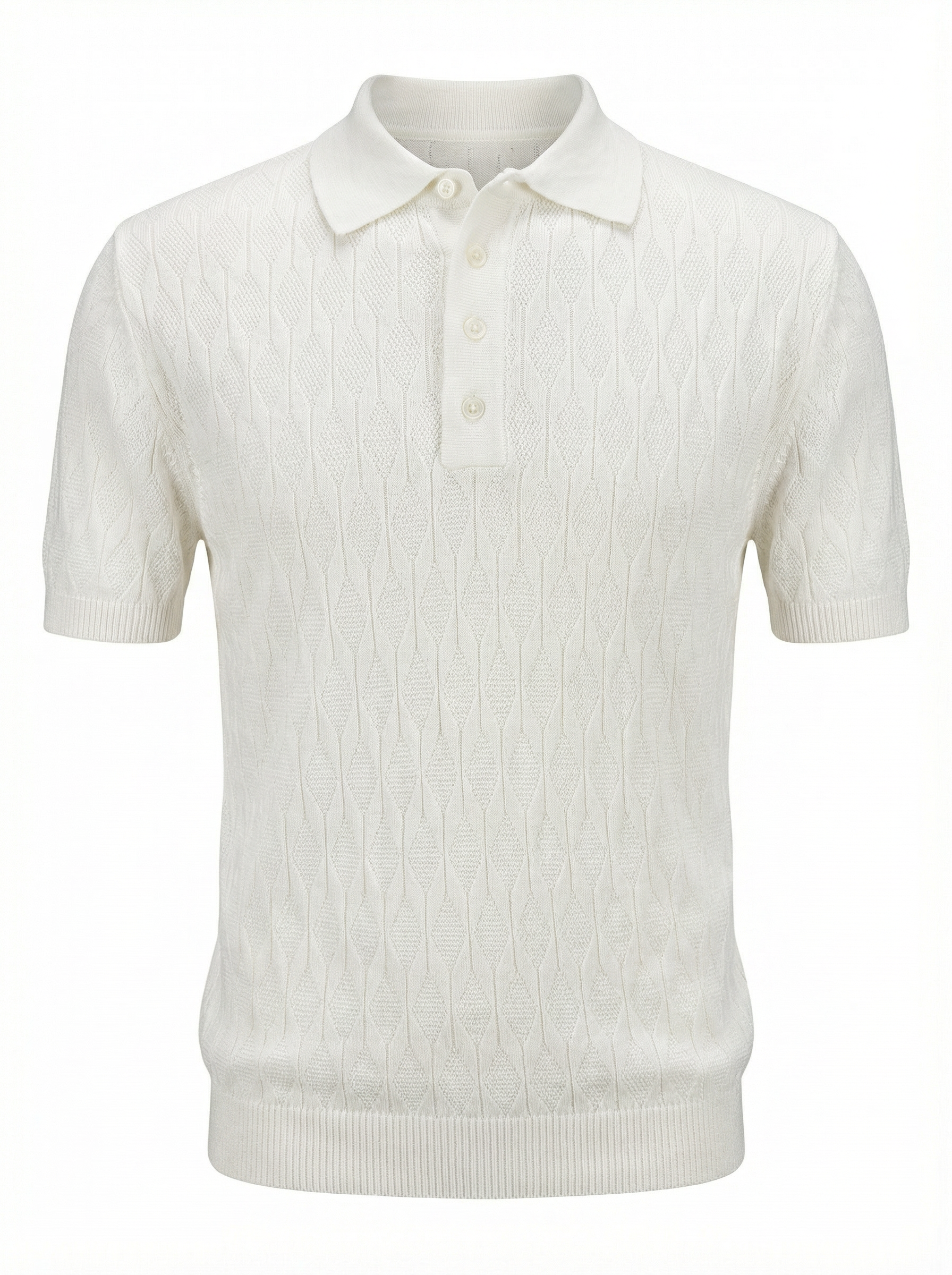 DANIELE FIESOLI Cotton Polo in White – Uomo San Francisco