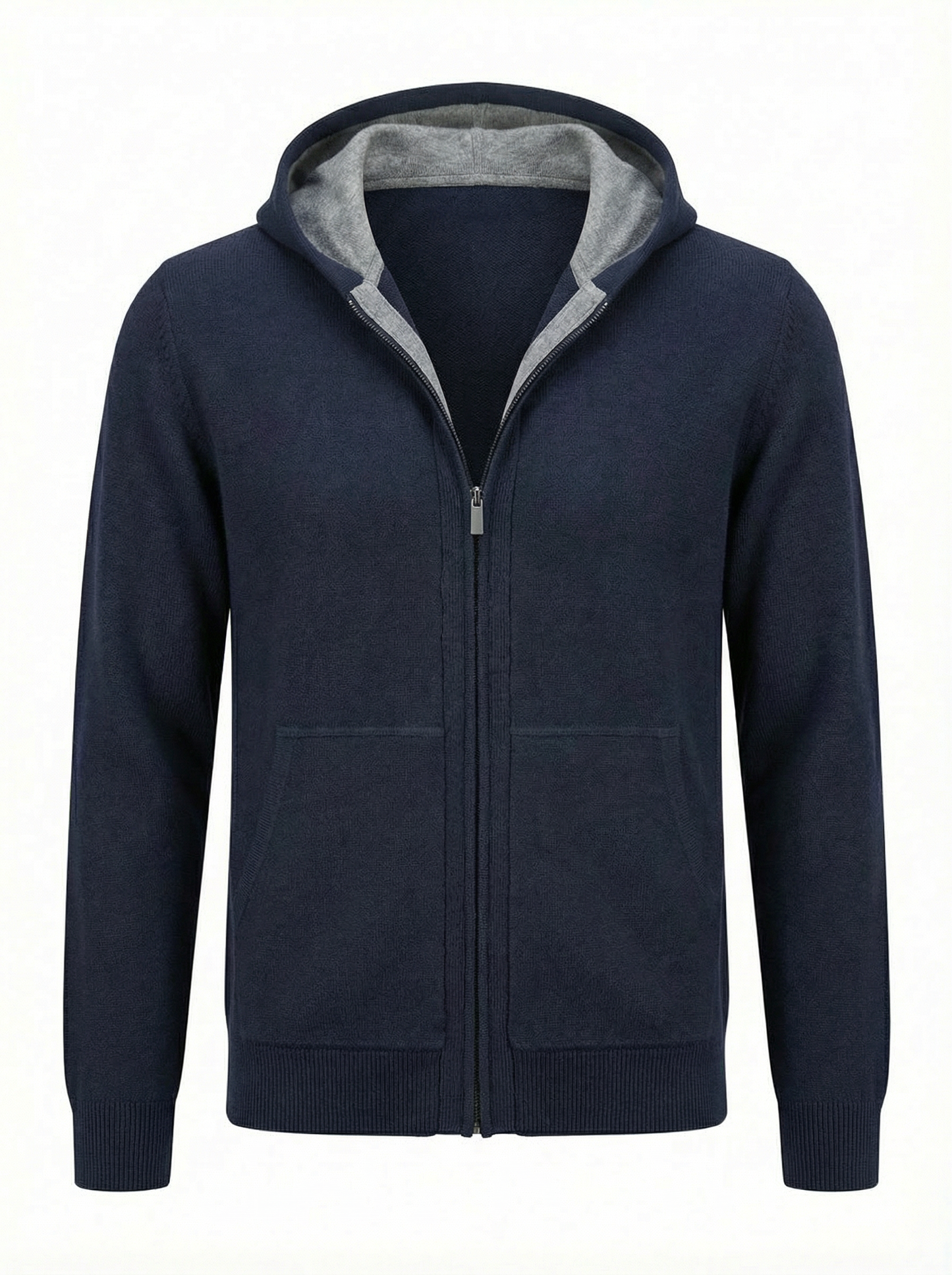Codice Full Zip Hoodie in Navy