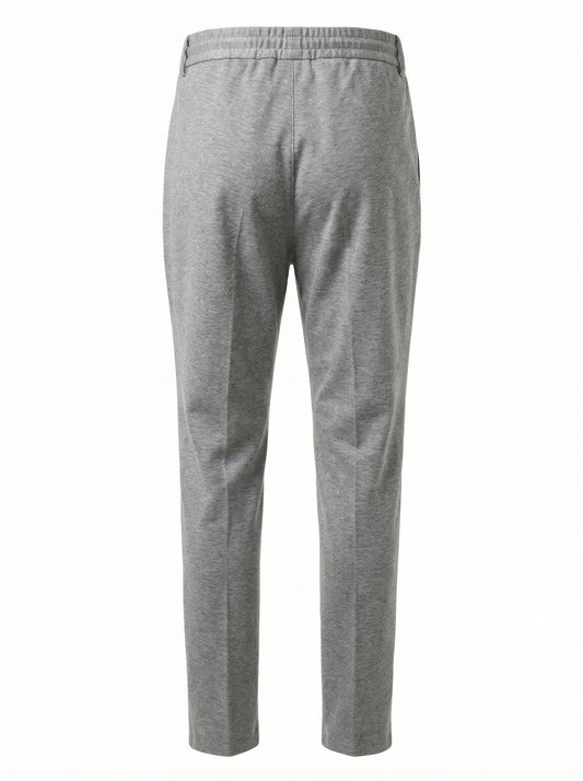 Fradi Piqué Jersey Jogger Pants in Light Gray