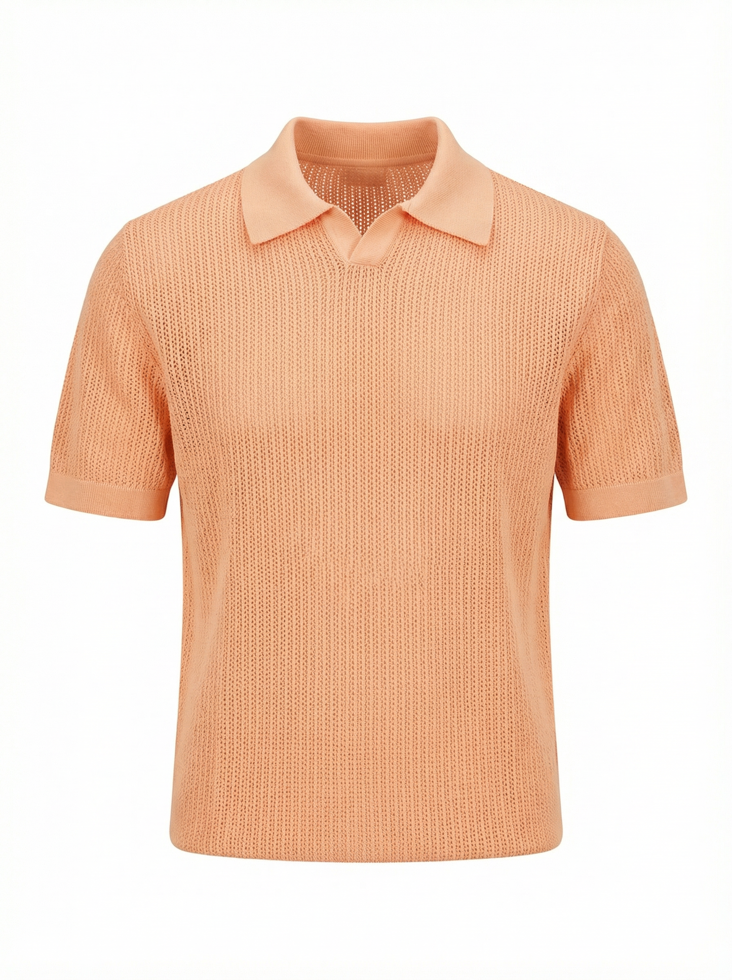 Codice Short Sleeve Johnny Collar Polo in Orange