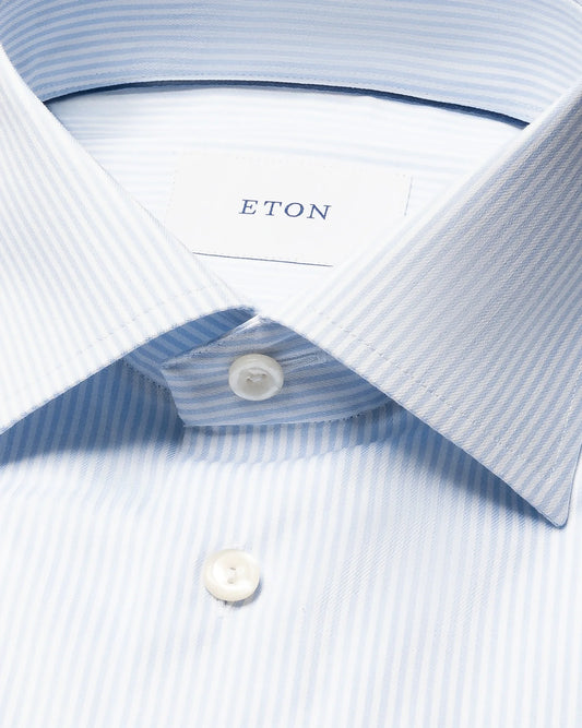 Eton Striped Cotton TENCEL™ Lyocell Shirt