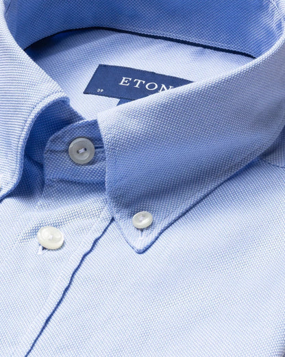 Eton Light Blue Royal Oxford Sport Shirt