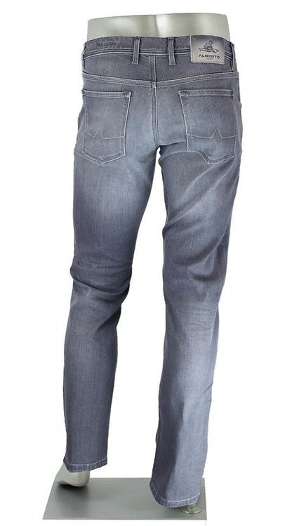 Alberto Jeans Pipe Regular Fit 1486-960 Dual FX Soft Hand in Grey