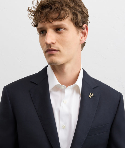 Pal Zileri Pure Wool Travel Key Model Blazer in Navy