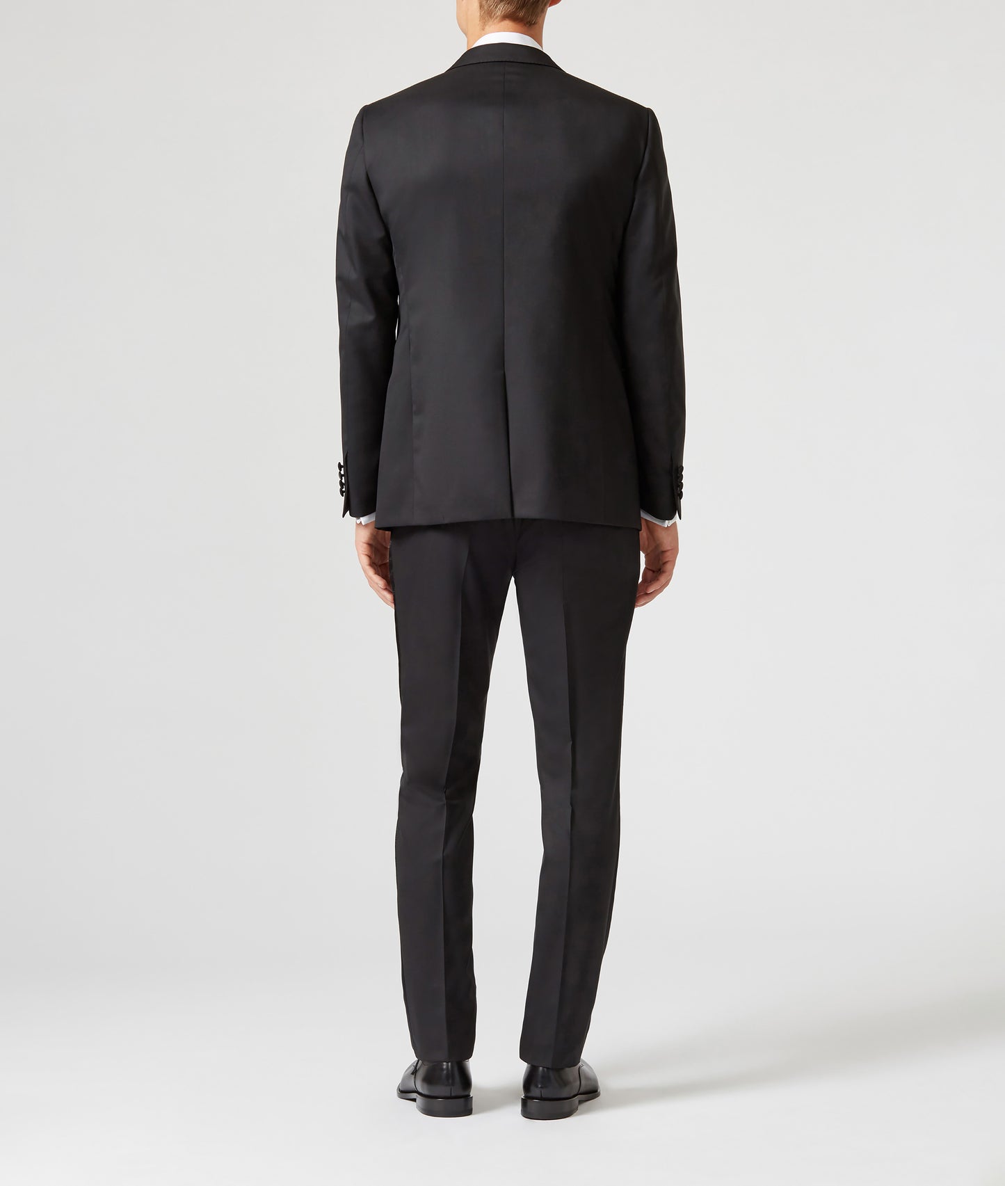 Pal Zileri 100% Wool Peak Lapel Tuxedo in Vicenza (Z Model) – Black