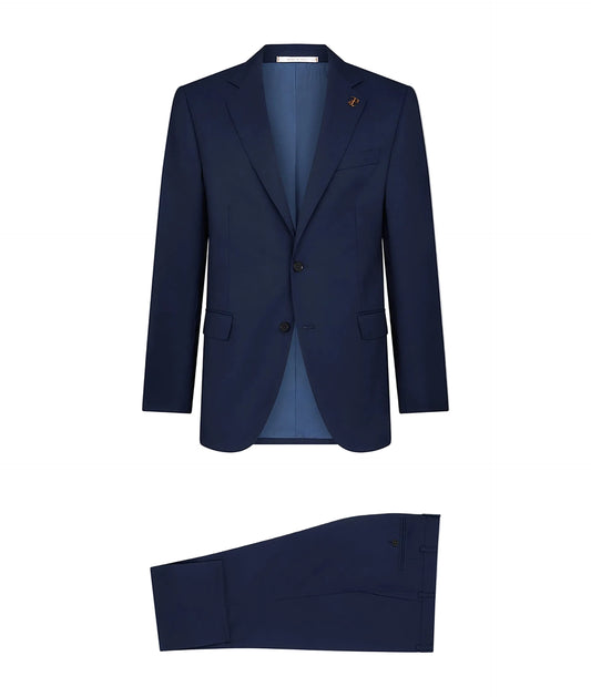 Pal Zileri Vicenza Model Suit (Z Model) Natural Comfort Wool Suit in Mediterranean Blue
