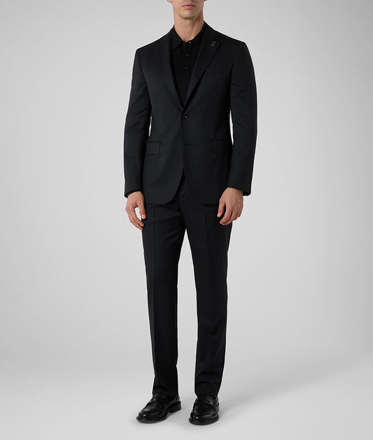 Pal Zileri Natural Comfort Wool Suit – Solid Black