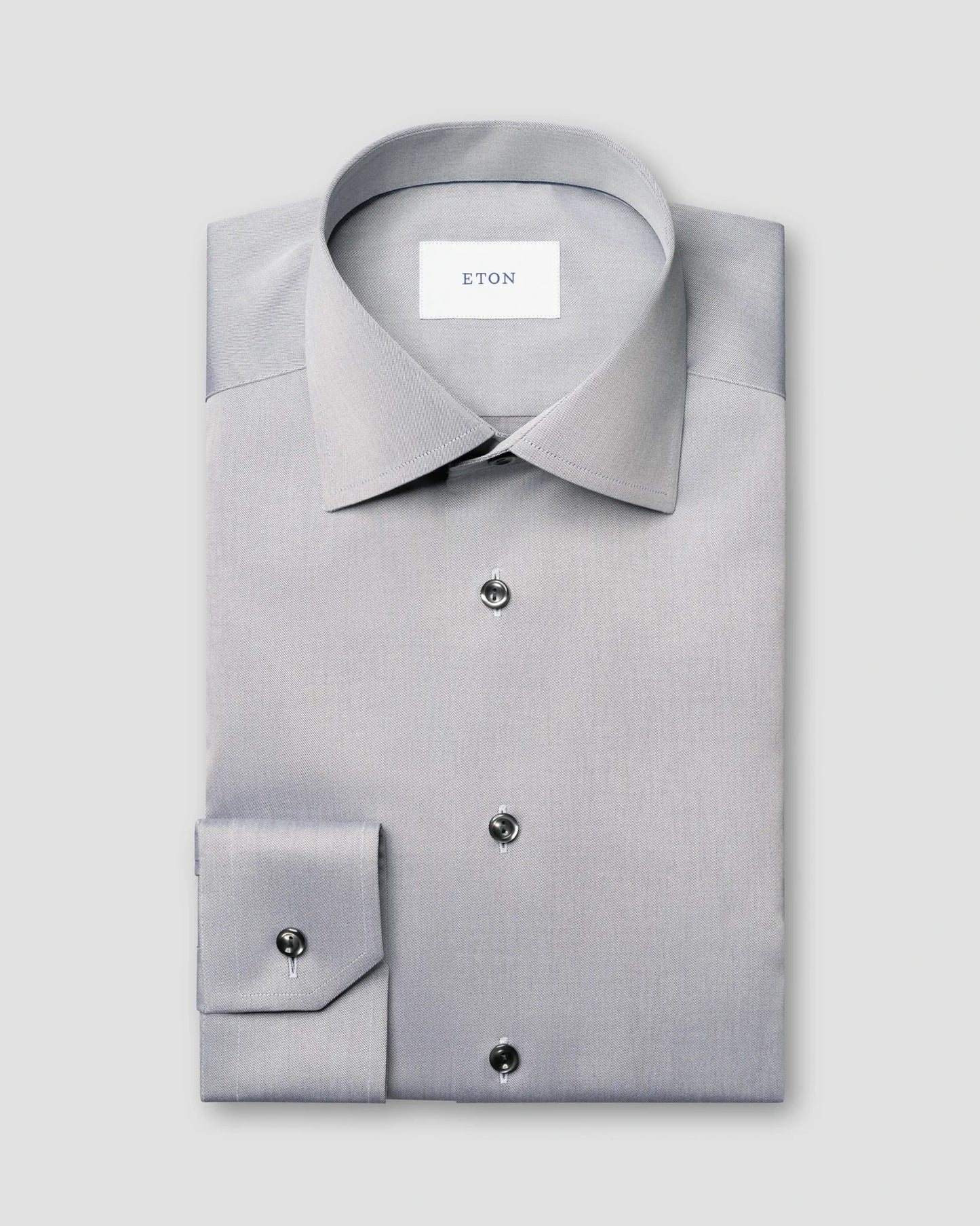 Eton Contemporary Signature Twill Shirt in Grey