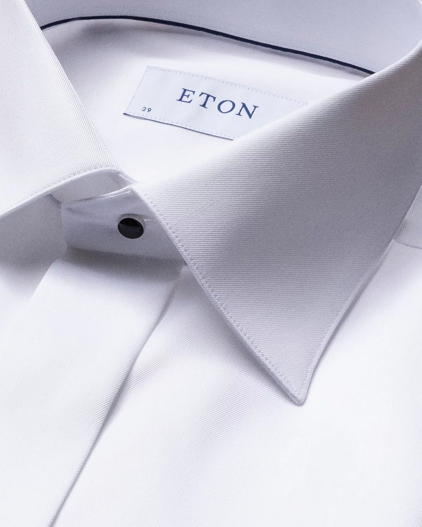 Eton Signature Twill Tuxedo Shirt in White