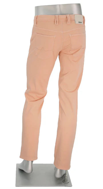 Alberto Super Stretch Jean in Model Pipe Light Weight -Peach