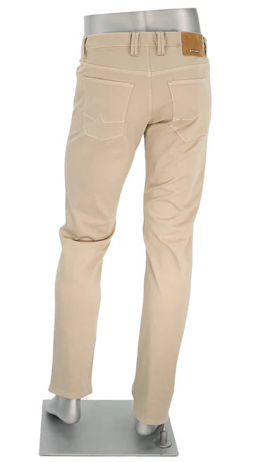 Alberto Super Stretch Jean in Model Pipe Light Weight -Tan