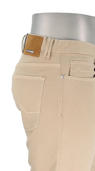 Alberto Super Stretch Jean in Model Pipe Light Weight -Tan