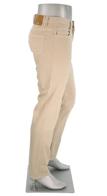 Alberto Super Stretch Jean in Model Pipe Light Weight -Tan