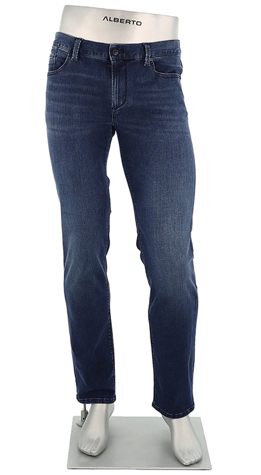 Alberto Jeans Pipe Regular Fit in Blue