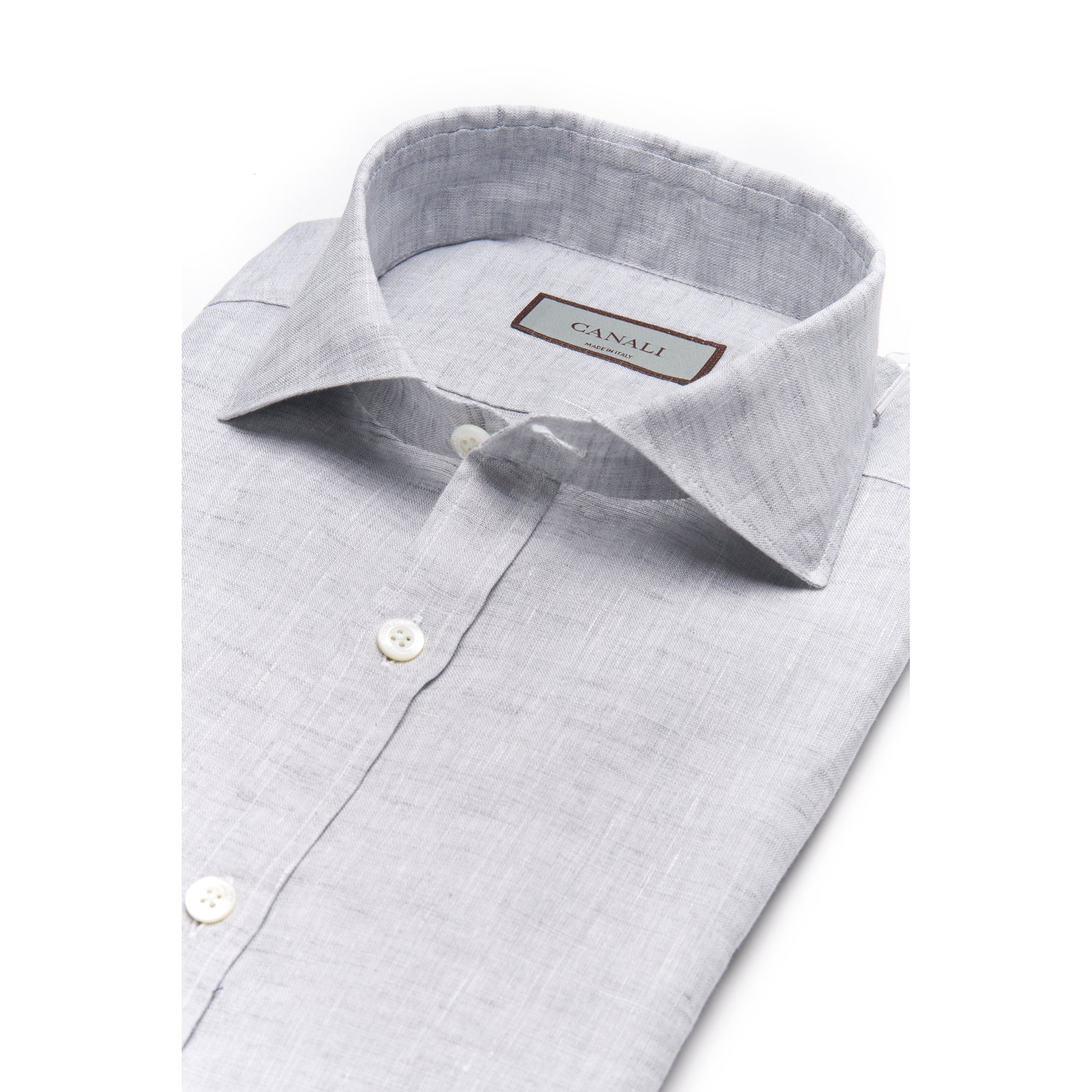 canali dress shirt sale Canali Men's Classic-Fit Stripe Cotton Dress Shirt, Gray, Men's, 39 EU (15.5 US), Shirts Tops Formal & Evening Dress Shirts