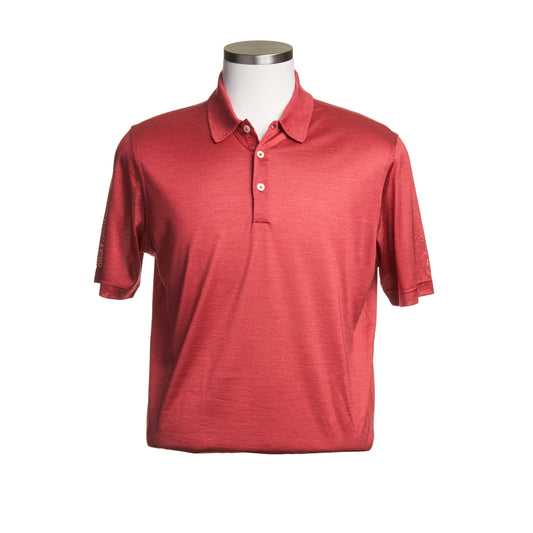 Gran Sasso Silk Polo Shirt – Red