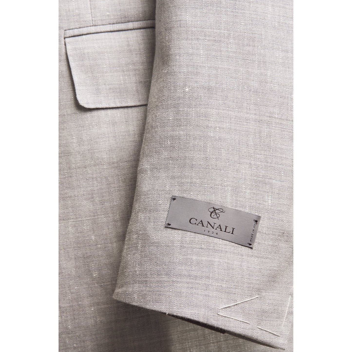 Canali Siena Model Wool Blend Suit in Oatmeal