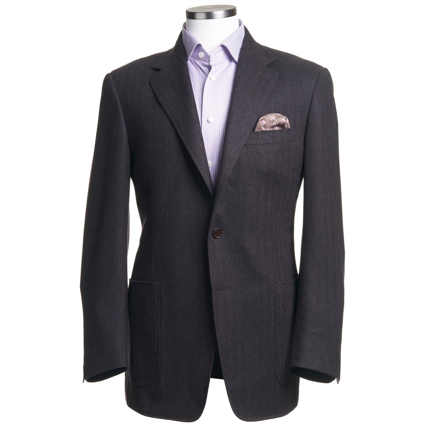 Canali Siena Model Wool Cashmere Sport Coat in Brown