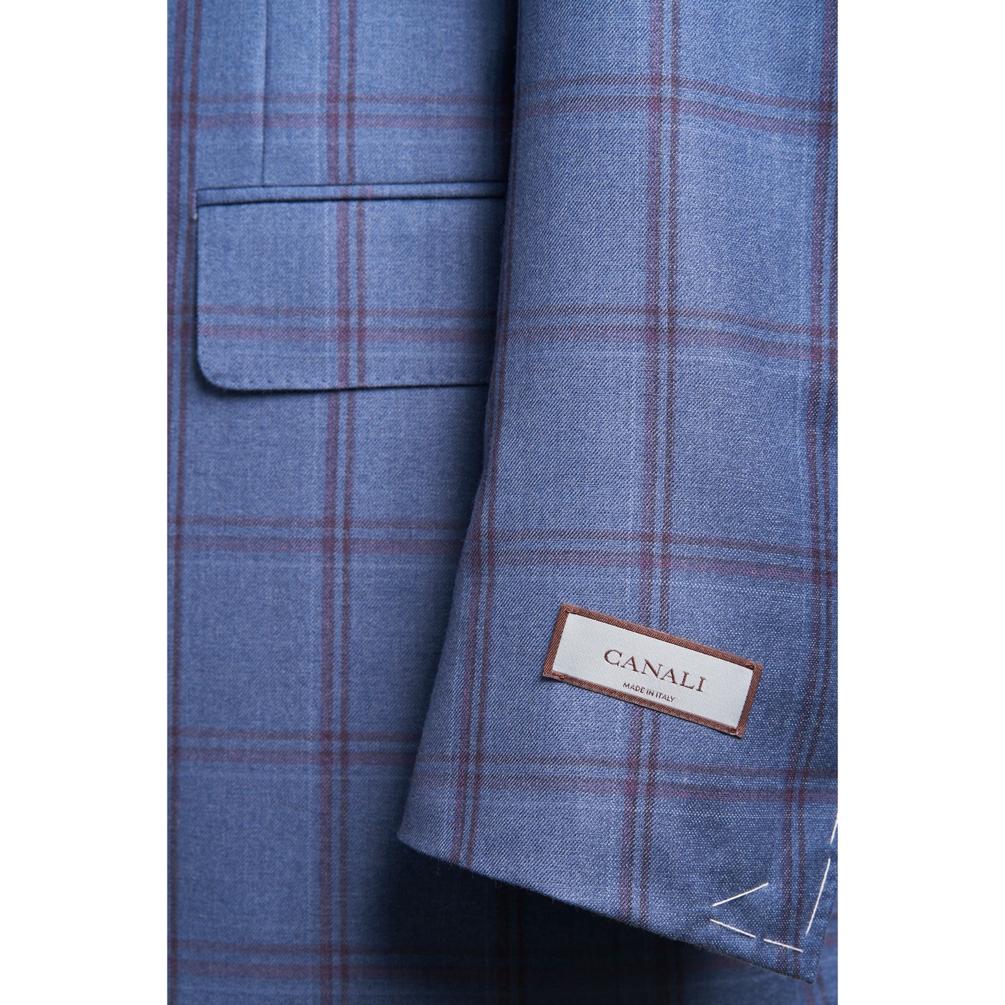 Canali Siena Wool Sport Coat in Light Blue