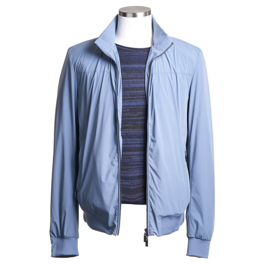 Gimo's Water-Resistant Bomber Jacket in Light Blue