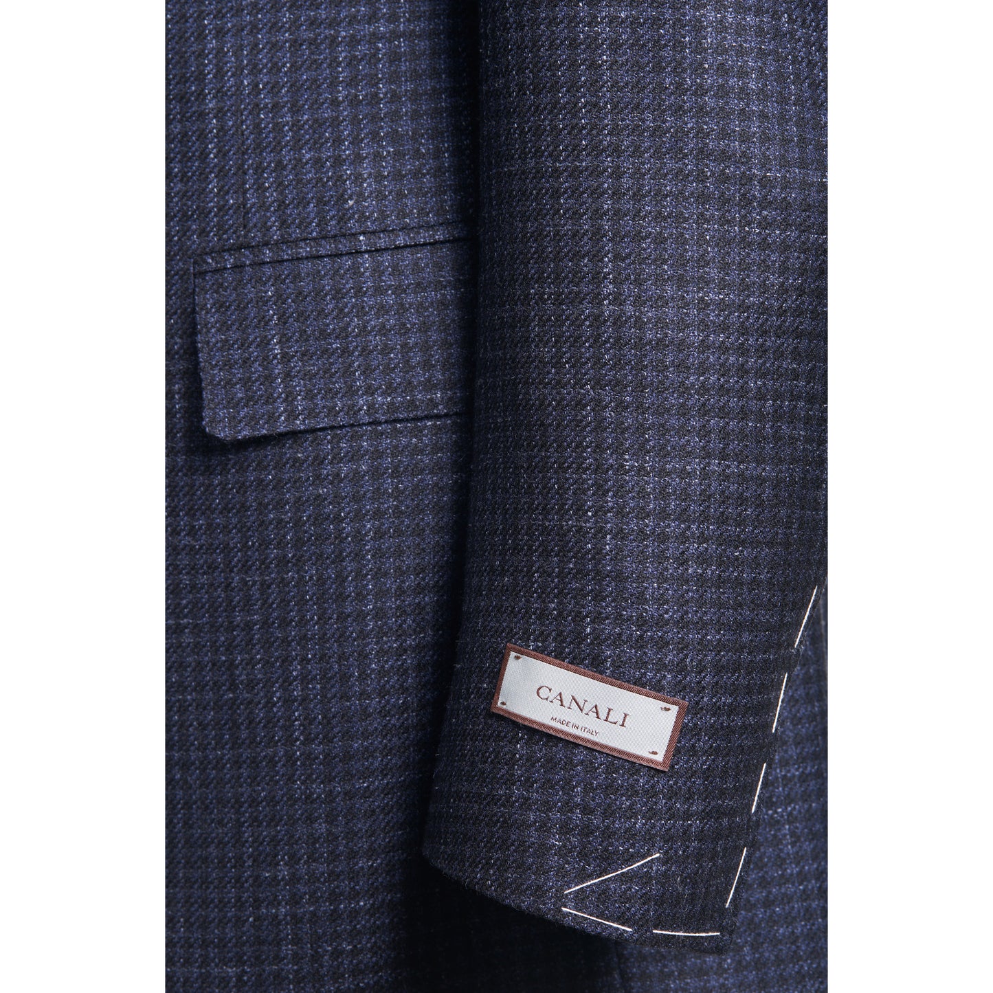 Canali Siena  Wool & Silk Sport Coat in Blue.