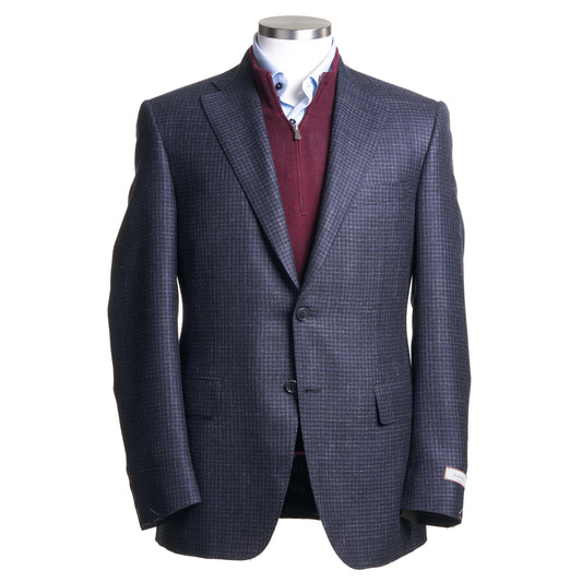 Canali Siena  Wool & Silk Sport Coat in Blue.