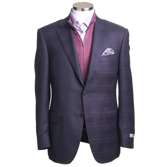 Canali Siena Sport Coat in Maroon