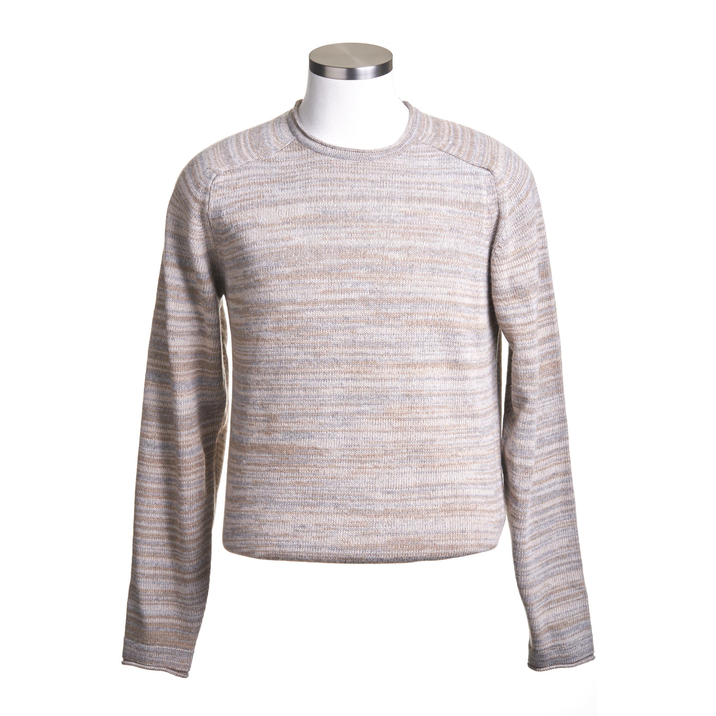 Codice Wool & Cashmere Crew Neck Sweater in Beige