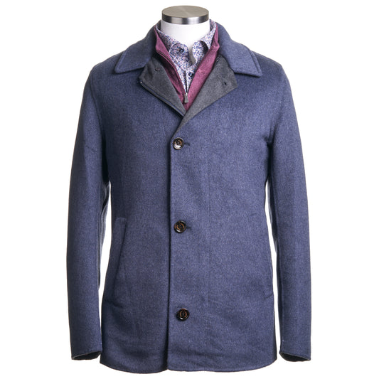 Gimo's Soft Wool Outerwear in Blue