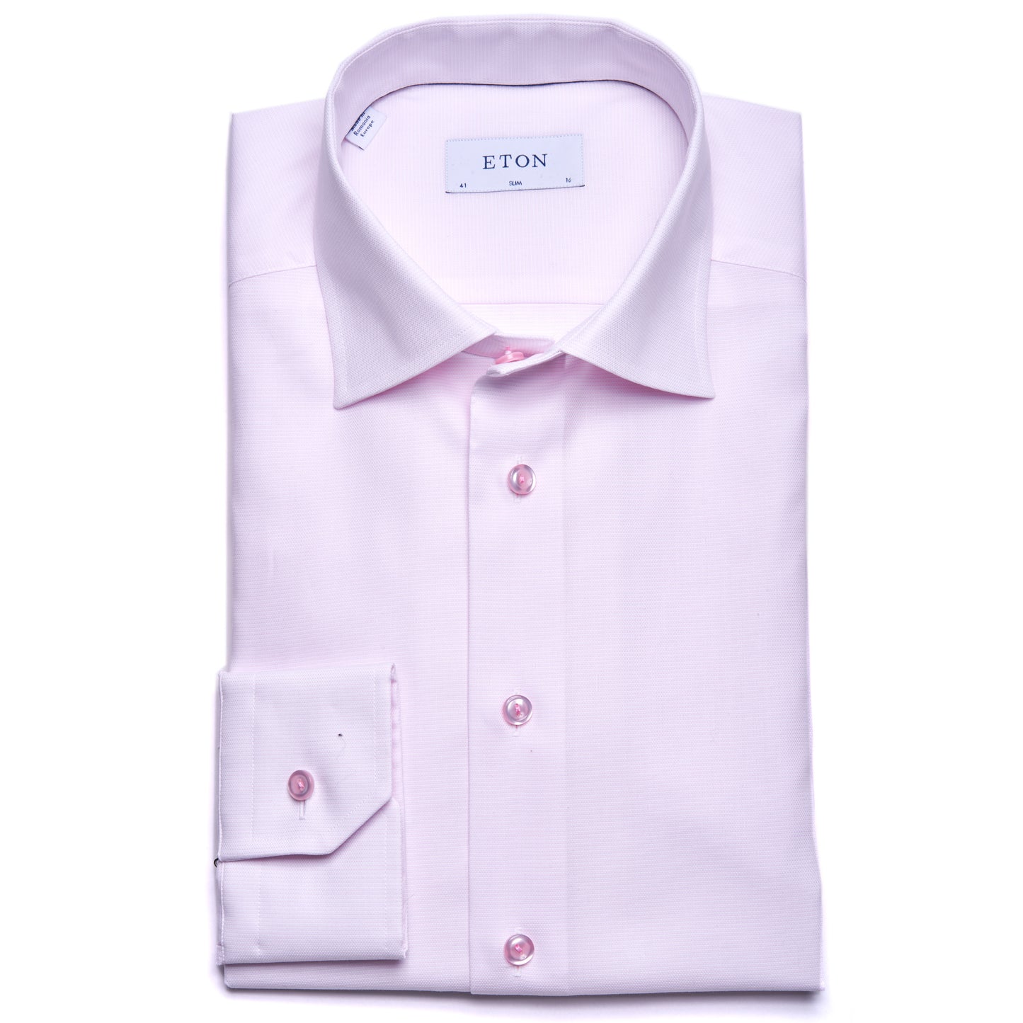 Eton Twill Dress Shirt in Pink