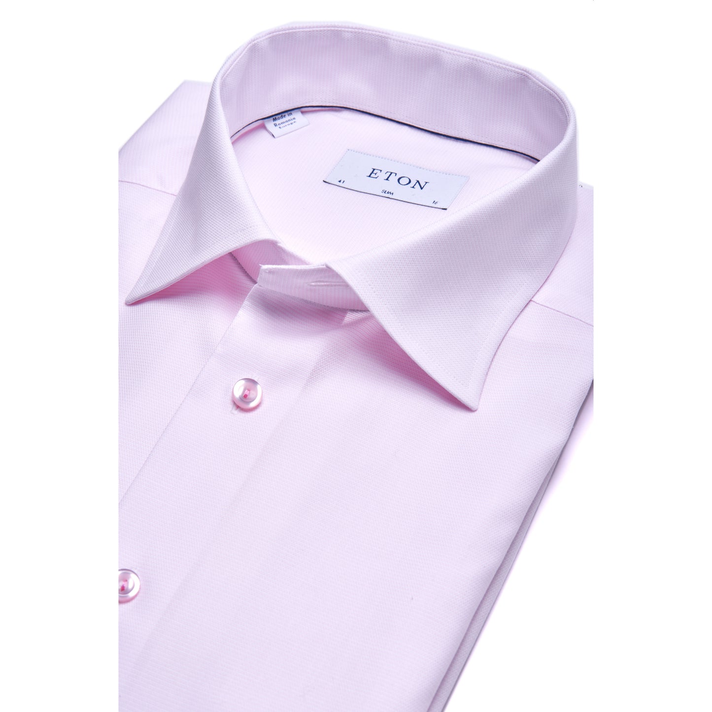 Eton Twill Dress Shirt in Pink