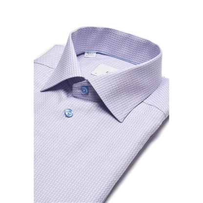 Eton Check Signature Dobby Pink Shirt  - Contemporary Fit