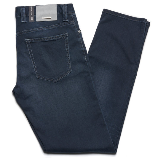 Alberto Jeans In Pipe Model Premium Business Tencel-Ink Blue