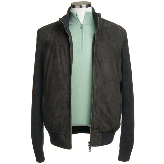 Milestone Nicolas Suede Jacket in Olive