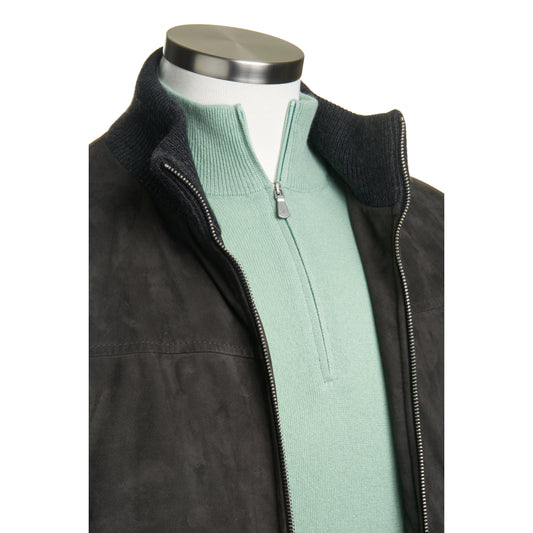 Milestone Nicolas Suede Jacket in Olive
