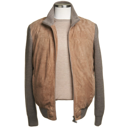Milestone Nicolas Suede Jacket in Sand